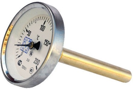 Термометр биметаллический осевой НПО ЮМАС