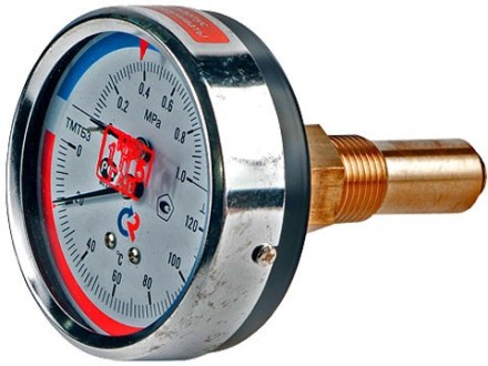 Термоманометр осевой ТМТБ 150C Росма