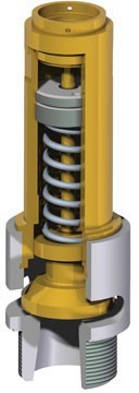 Клапан предохранительный латунь Прегран 495-05 НР ADL