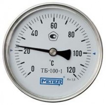 Термометр биметаллический осевой Метер