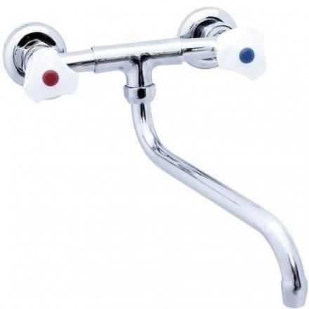 Смеситель для мойки двуручный ЦС 294К к/затвор ЦС (Подольск)