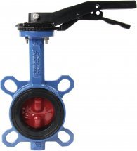 Затвор дисковый поворотный Tecofi VPI 4448-02 Ду40 Ру16 с ручкой