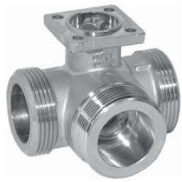 Запорный шаровый кран BELIMO R515 трехходовой резьба