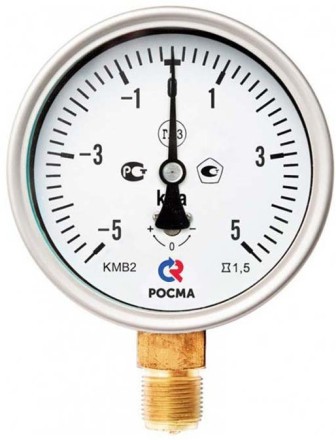 Манометр РОСМА для изм. низких давлений газов КМ-22Р