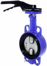 Затвор дисковый поворотный Tecofi VP 3448 Ду50 Ру16 межфланцевый