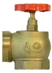 Клапан пожарный латунь КПЛМ с датчиком положения угловой 90гр Апогей