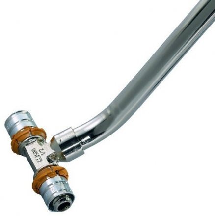 Тройник МП для подкл труб к радиатору латунь MLC Uponor