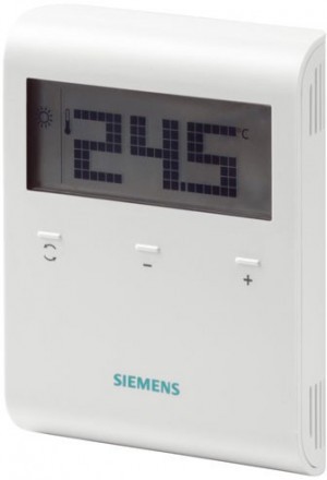 Электронный комнатный термостат RDD100 с ЖК дисплеем, Siemens