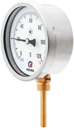 Термометр радиальный общетехнический РОСМА БТ-52.211