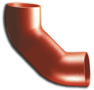 Длинный отвод 88° из двух колен 44° SML Duker