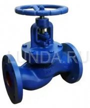 Вентиль запорный сальниковый фланцевый чугунный, Р14, АСТА Ду 40 Ру 16 АСТА-Р14-040-16-01-300-Ф