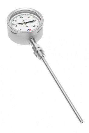 Термометр радиальный коррозионностойкий РОСМА резьба CH, CB, ПН силикон БТ-52.220