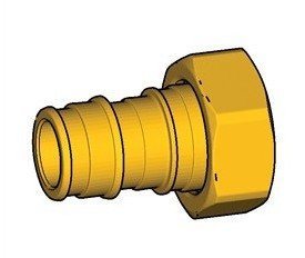Штуцер для PE-X GX179 латунь ВР Giacomini