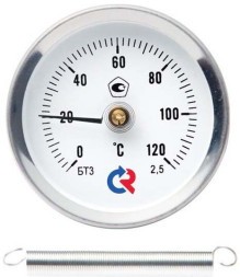 Термометр специальный РОСМА с пружиной БТ-30.010