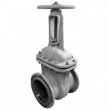 Задвижка клиновая стальная МЗТА ЗКЛ2-25 30лс64нжХЛ Ду80 Ру25 фланцевая, со штурвалом и выдвижным штоком