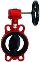 Затвор дисковый ГРАНВЭЛ ЗПТЛ-FLN(W)-5 Ду100 Ру16 MDV-HT EPDM HT межфланцевый с редуктором