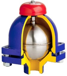 Сапунный клапан (воздухоотводчик) ZETKAMA 918 Ру16 Т=100