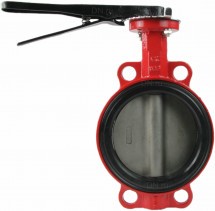 Затвор поворотный ABRA BUV-VF866D050H Ду50 Ру10/16 EPDM с рукояткой