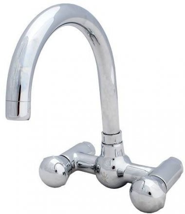 Смеситель для мойки двуручный Elena к/затвор STC