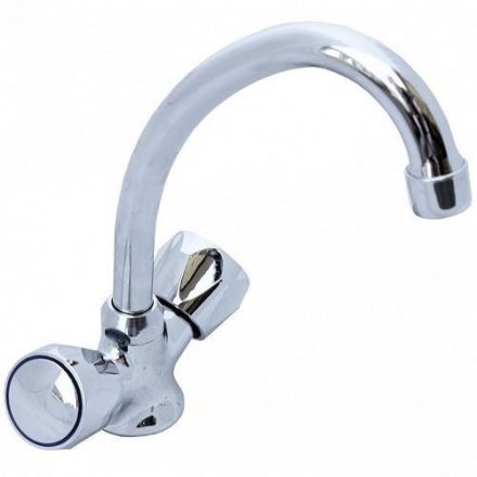 Смеситель для умывальника/мойки двуручный ЦС 25К Мет Глобо к/затвор ЦС (Подольск)