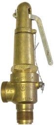 Клапан предохранительный латунь 17б5бк НР/НР