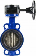 Затвор поворотный ABRA BUV-VF826D Ду32 Ру16 EPDM с редуктором