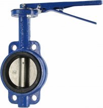 Затвор дисковый поворотный Kvant Ду65 Ру16 межфланцевый EPDM чугунный диск и корпус