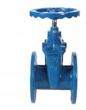 Задвижка с обрезиненным клином LGV Ду150 Ру16, 30ч39р, облегченная, корпус - чугун