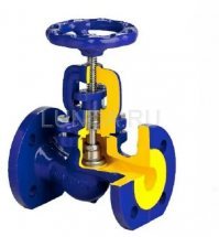 Вентиль запорный с графитовым уплотнением, фигура 215A, Zetkama Ду 125 Ру 16