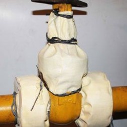 Кожух защитный текстильный термостойкий для трубопроводной арматуры