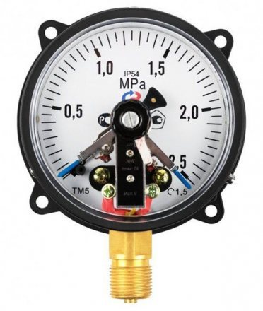 Манометр электроконтактный РОСМА повыш. пылевлагозащищенность ТМ-510.05