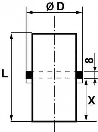 Опорная труба S-KML SMART